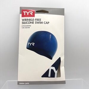 TYR Wrinkle-Free Silicone Swim Cap‎ Hypoallergenic Adult Fit